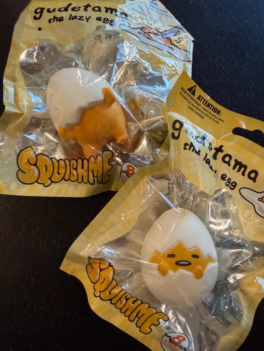 Sanrio gudetama squishme squishy toys